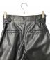 中古・古着 BALLSEY (ボールジィ) レザーライククロス サイドタブパンツ ブラック サイズ:34：8000円