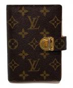 LOUIS VUITTONルイ ヴィトン）の古着「モノグラム アジェンダ・コアラ 手帳カバー」｜ブラウン