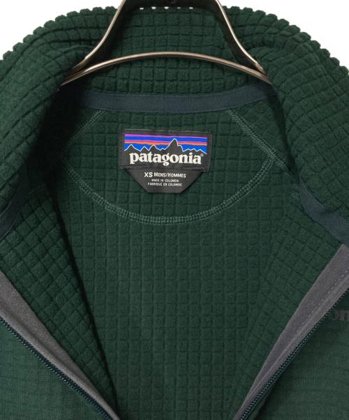 Patagonia（パタゴニア）Patagonia (パタゴニア) R1 Full-Zip Jacket グリーン サイズ:XSの古着・服飾アイテム