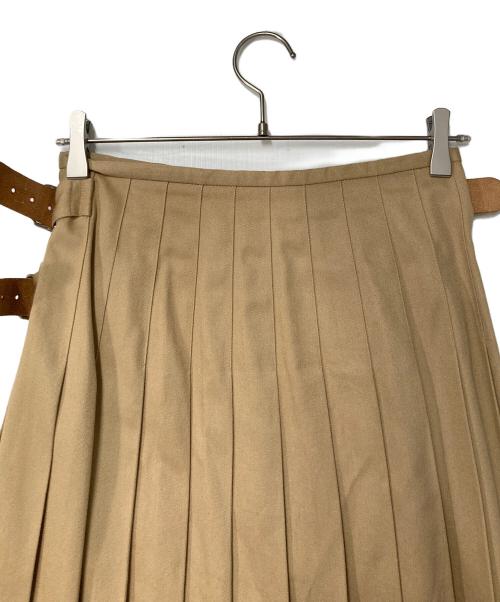 O'NEIL OF DUBLIN（オニールオブダブリン）O'NEIL OF DUBLIN (オニールオブダブリン) ベルトラップスカート ベージュ サイズ:36の古着・服飾アイテム