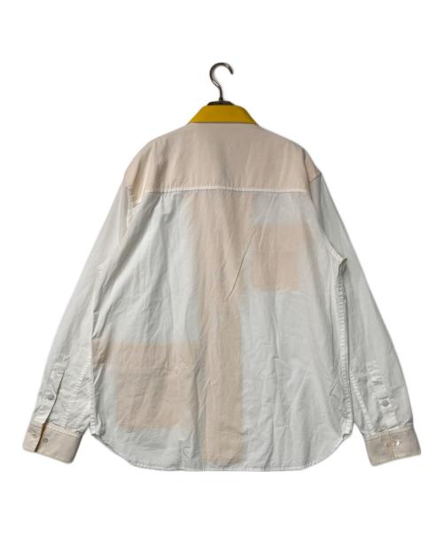 MARNI（マルニ）MARNI (マルニ) バイカラー リバーシブルシャツ イエロー×ホワイト サイズ:54の古着・服飾アイテム