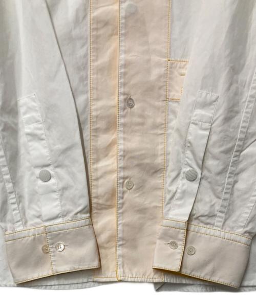 MARNI（マルニ）MARNI (マルニ) バイカラー リバーシブルシャツ イエロー×ホワイト サイズ:54の古着・服飾アイテム