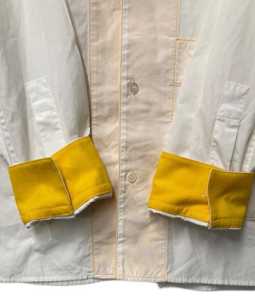 MARNI（マルニ）MARNI (マルニ) バイカラー リバーシブルシャツ イエロー×ホワイト サイズ:54の古着・服飾アイテム