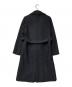 MAX MARA STUDIO (マックスマーラ ストゥディオ) シルクアンゴラ混ダブルチェスターコート ダークグレー サイズ:J 40：18000円