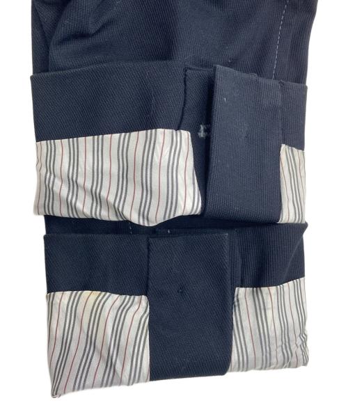 BURBERRY BLACK LABEL（バーバリーブラックレーベル）BURBERRY BLACK LABEL (バーバリーブラックレーベル) ホース刺繍 ダブルコート ブラック サイズ:Mの古着・服飾アイテム