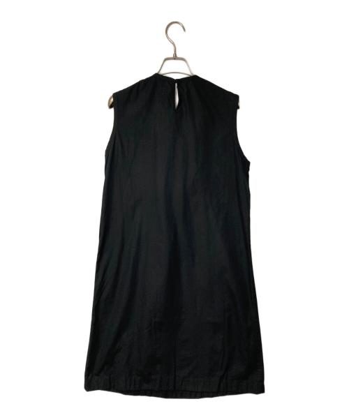 tricot COMME des GARCONS（トリココムデギャルソン）tricot COMME des GARCONS (トリココムデギャルソン) フリルデザインノースリーブワンピース ブラック サイズ:Mの古着・服飾アイテム