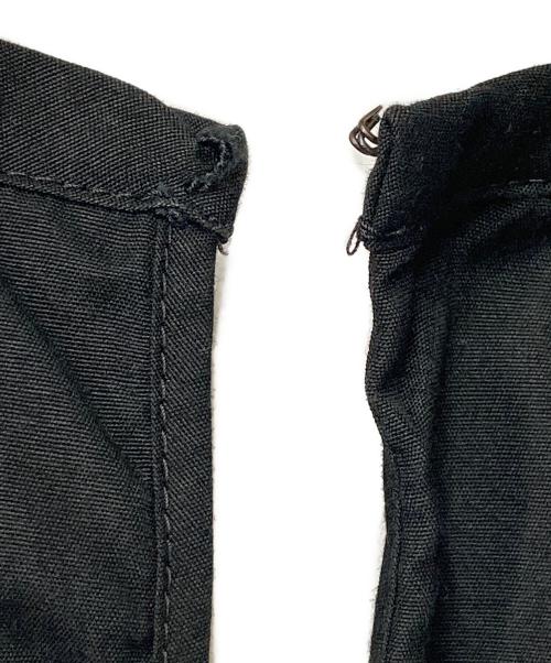 tricot COMME des GARCONS（トリココムデギャルソン）tricot COMME des GARCONS (トリココムデギャルソン) フリルデザインノースリーブワンピース ブラック サイズ:Mの古着・服飾アイテム