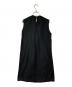 tricot COMME des GARCONS (トリココムデギャルソン) フリルデザインノースリーブワンピース ブラック サイズ:M：6000円