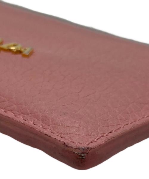 PRADA（プラダ）PRADA (プラダ) カードケース イタリア製 ピンク×グレーの古着・服飾アイテム