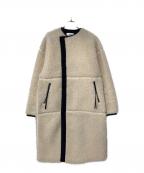 HYKEハイク）の古着「FAUX SHEARLING COAT」｜アイボリー×ブラック