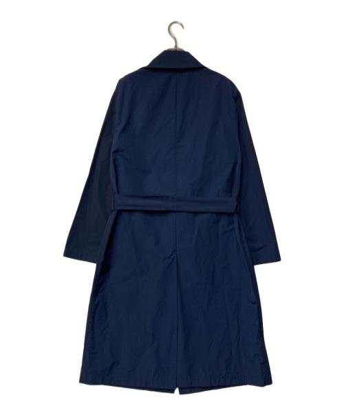 HEVO（イーヴォ）Hevo (イーヴォ) ウォーターレペレントポリエステルコットンソリッドベルテッドアルスターコート ネイビー サイズ:44の古着・服飾アイテム