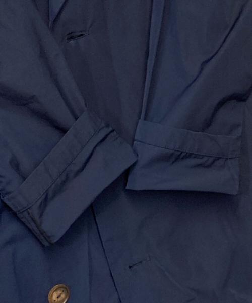 HEVO（イーヴォ）Hevo (イーヴォ) ウォーターレペレントポリエステルコットンソリッドベルテッドアルスターコート ネイビー サイズ:44の古着・服飾アイテム
