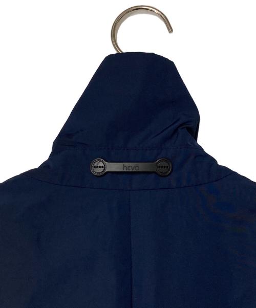 HEVO（イーヴォ）Hevo (イーヴォ) ウォーターレペレントポリエステルコットンソリッドベルテッドアルスターコート ネイビー サイズ:44の古着・服飾アイテム