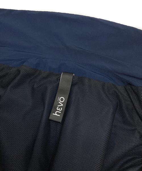 HEVO（イーヴォ）Hevo (イーヴォ) ウォーターレペレントポリエステルコットンソリッドベルテッドアルスターコート ネイビー サイズ:44の古着・服飾アイテム