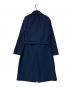 Hevo (イーヴォ) ウォーターレペレントポリエステルコットンソリッドベルテッドアルスターコート ネイビー サイズ:44：15000円