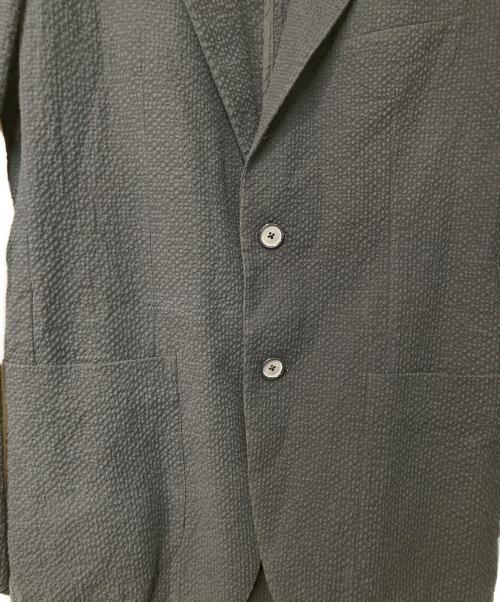 TAGLIATORE（タリアトーレ）TAGLIATORE (タリアトーレ) A-DAKAR シアサッカージャケット ネイビー サイズ:44の古着・服飾アイテム