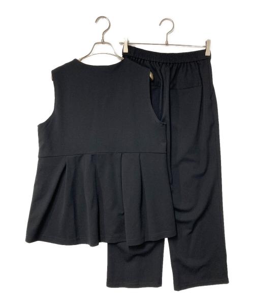 KEYUCA（ケユカ）KEYUCA (ケユカ) 金釦ジレセットアップ ブラック サイズ:Fの古着・服飾アイテム