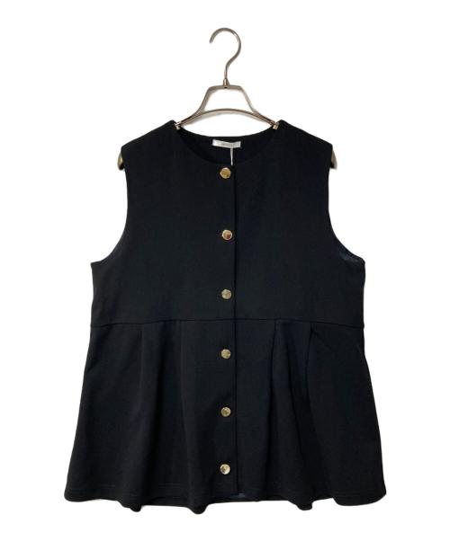 KEYUCA（ケユカ）KEYUCA (ケユカ) 金釦ジレセットアップ ブラック サイズ:Fの古着・服飾アイテム