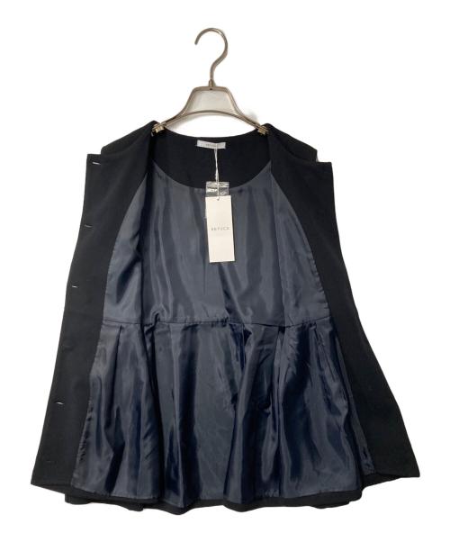 KEYUCA（ケユカ）KEYUCA (ケユカ) 金釦ジレセットアップ ブラック サイズ:Fの古着・服飾アイテム