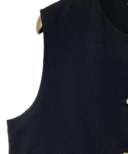 KEYUCA（ケユカ）KEYUCA (ケユカ) 金釦ジレセットアップ ブラック サイズ:Fの古着・服飾アイテム