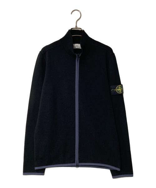 STONE ISLAND（ストーンアイランド）STONE ISLAND (ストーンアイランド) 23AW ニットジャケット ブラック サイズ:Ｍの古着・服飾アイテム