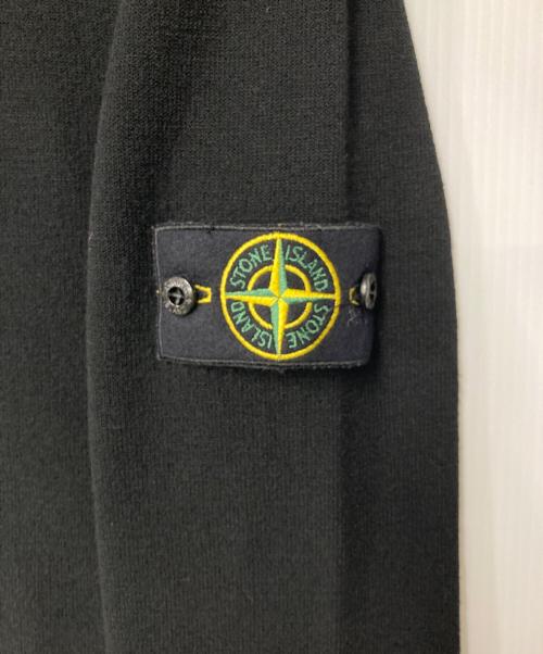 STONE ISLAND（ストーンアイランド）STONE ISLAND (ストーンアイランド) 23AW ニットジャケット ブラック サイズ:Ｍの古着・服飾アイテム