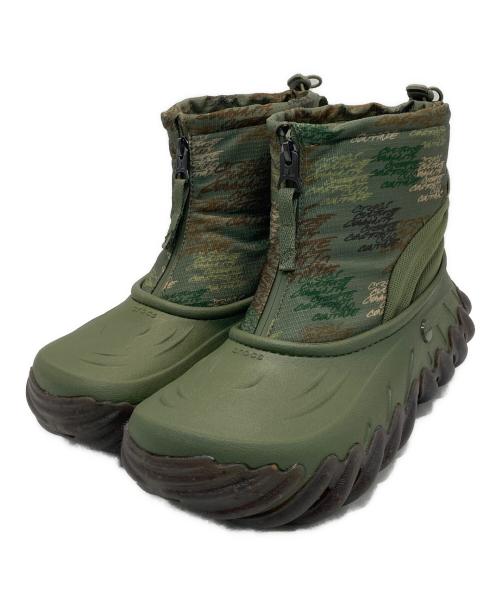 crocs（クロックス）crocs (クロックス) FUTURA LABORATORIES (フューチュラ ラボラトリーズ) FL X Crocs Echo Boot Army Green カーキ サイズ:Ｍ9/Ｗ11の古着・服飾アイテム