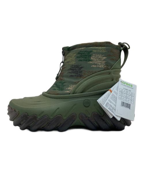 crocs（クロックス）crocs (クロックス) FUTURA LABORATORIES (フューチュラ ラボラトリーズ) FL X Crocs Echo Boot Army Green カーキ サイズ:Ｍ9/Ｗ11の古着・服飾アイテム