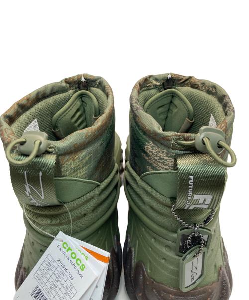 crocs（クロックス）crocs (クロックス) FUTURA LABORATORIES (フューチュラ ラボラトリーズ) FL X Crocs Echo Boot Army Green カーキ サイズ:Ｍ9/Ｗ11の古着・服飾アイテム