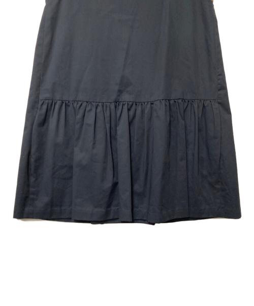 rosy monster（ロージーモンスター）rosy monster (ロージーモンスター) バレリーナパイピングワンピース ネイビー×ブラウン サイズ:Fの古着・服飾アイテム