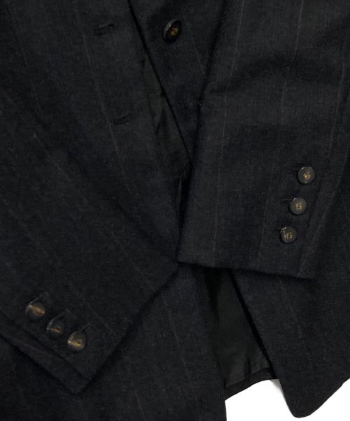 FENDI（フェンディ）FENDI (フェンディ) スカート ストライプセットアップ ダークグレー サイズ:42の古着・服飾アイテム