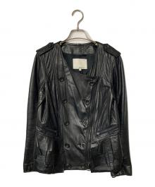 3.1 phillip lim（スリーワンフィリップリム）の古着「ラムレザージャケット」｜ブラック