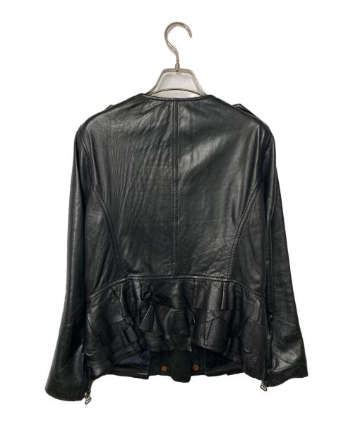 3.1 phillip lim（スリーワンフィリップリム）3.1 phillip lim (スリーワンフィリップリム) ラムレザージャケット ブラック サイズ:4の古着・服飾アイテム