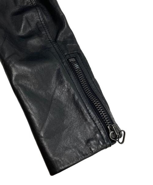 3.1 phillip lim（スリーワンフィリップリム）3.1 phillip lim (スリーワンフィリップリム) ラムレザージャケット ブラック サイズ:4の古着・服飾アイテム