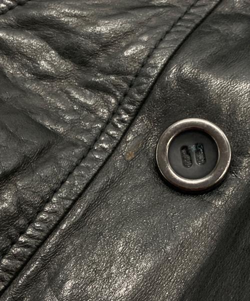 3.1 phillip lim（スリーワンフィリップリム）3.1 phillip lim (スリーワンフィリップリム) ラムレザージャケット ブラック サイズ:4の古着・服飾アイテム