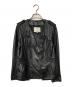 3.1 phillip lim（スリーワンフィリップリム）の古着「ラムレザージャケット」｜ブラック