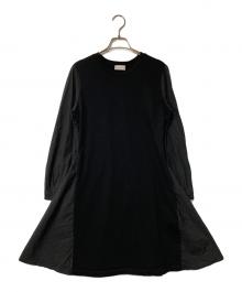 MONCLER（モンクレール）の古着「ABITO 切替フレアワンピース」｜ブラック