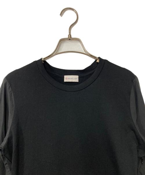 MONCLER（モンクレール）MONCLER (モンクレール) ABITO 切替フレアワンピース ブラック サイズ:Sの古着・服飾アイテム