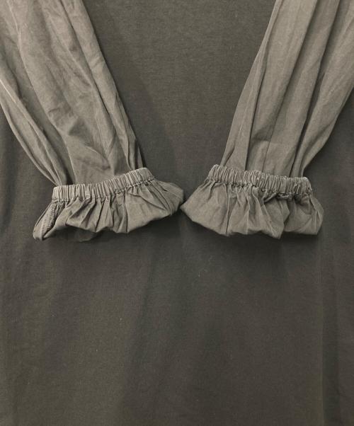 MONCLER（モンクレール）MONCLER (モンクレール) ABITO 切替フレアワンピース ブラック サイズ:Sの古着・服飾アイテム