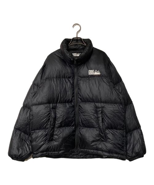 FIRST DOWN（ファーストダウン）FIRST DOWN (ファーストダウン) LIGHT BUBBLE DOWN JACKET ブラック サイズ:Ｍの古着・服飾アイテム