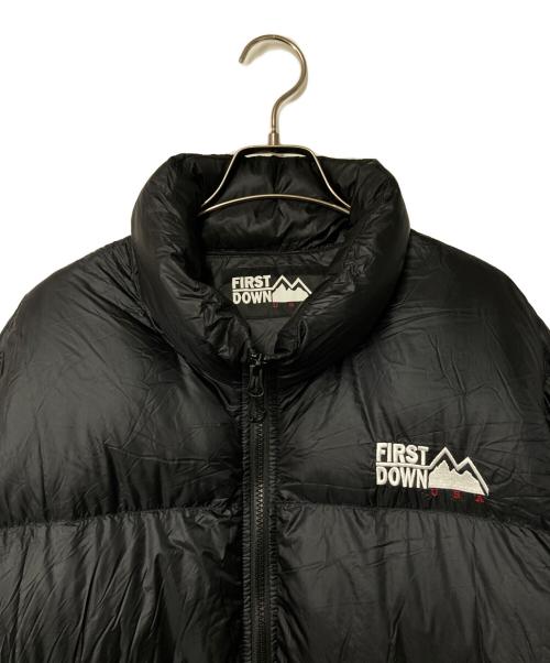 FIRST DOWN（ファーストダウン）FIRST DOWN (ファーストダウン) LIGHT BUBBLE DOWN JACKET ブラック サイズ:Ｍの古着・服飾アイテム