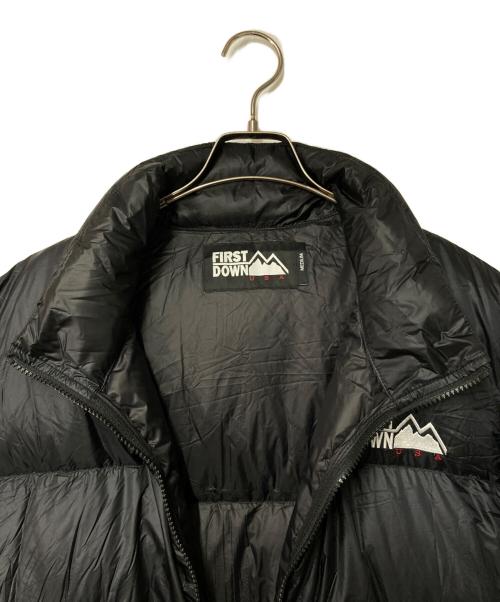 FIRST DOWN（ファーストダウン）FIRST DOWN (ファーストダウン) LIGHT BUBBLE DOWN JACKET ブラック サイズ:Ｍの古着・服飾アイテム