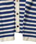 中古・古着 Leilian (レリアン) ボーダー柄カーディガン ホワイト×ブルー サイズ:13：7000円