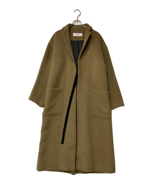 Tabrik（タブリック）Tabrik (タブリック) アルパカウールベルテッドコート オリーブ サイズ:-の古着・服飾アイテム