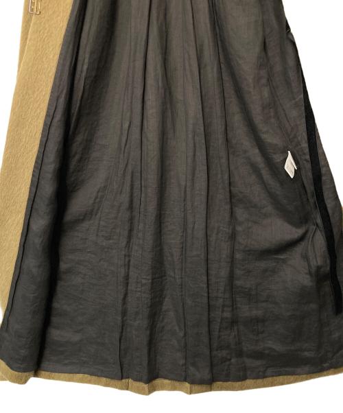 Tabrik（タブリック）Tabrik (タブリック) アルパカウールベルテッドコート オリーブ サイズ:-の古着・服飾アイテム