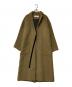 Tabrik（タブリック）の古着「アルパカウールベルテッドコート」｜オリーブ