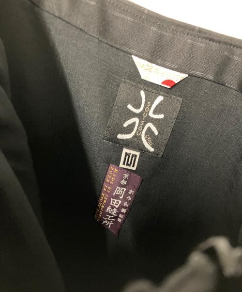 SOU・SOU GYOU（ソウソウギョウ）SOU・SOU GYOU (ソウソウギョウ) 総柄ウールラップスカート ブラック サイズ:Mの古着・服飾アイテム