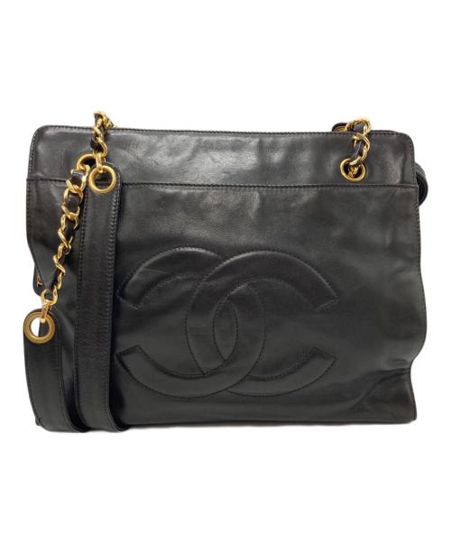 CHANEL（シャネル）CHANEL (シャネル) ココマーク チェーン ワンショルダーバッグ ダークブラウンの古着・服飾アイテム