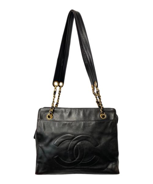 CHANEL（シャネル）CHANEL (シャネル) ココマーク チェーン ワンショルダーバッグ ダークブラウンの古着・服飾アイテム