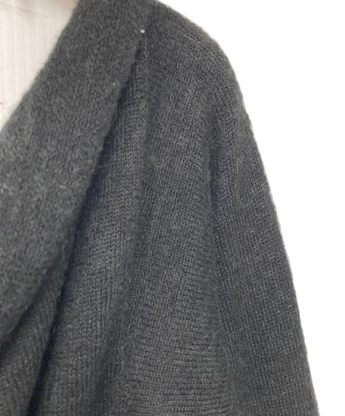 ISSEY MIYAKE（イッセイミヤケ）ISSEY MIYAKE (イッセイミヤケ) アルパカ混 バイカラー ニットオールインワン ブラック×オレンジ サイズ:2の古着・服飾アイテム